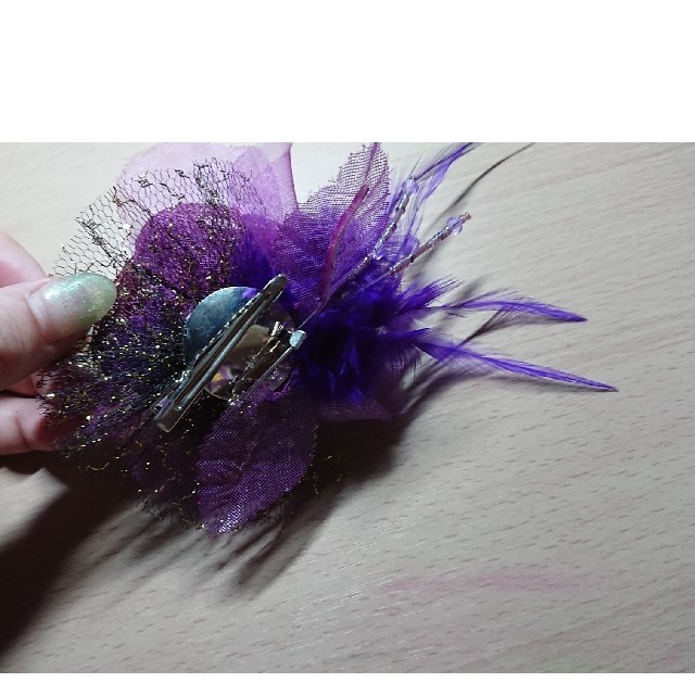 紫のラメロングドレス レディースのフォーマル/ドレス(ロングドレス)の商品写真