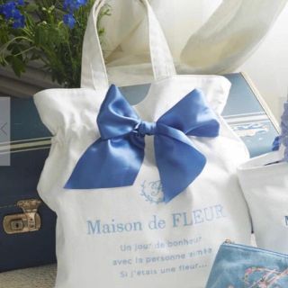 メゾンドフルール(Maison de FLEUR)のMaison de Fleur♡ホワイトシリーズ(トートバッグ)