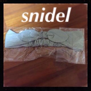 スナイデル(SNIDEL)のヘアターバン (ヘアバンド)