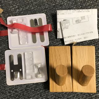 ムジルシリョウヒン(MUJI (無印良品))の無印良品 壁につけられる家具 フック オーク材(リビング収納)