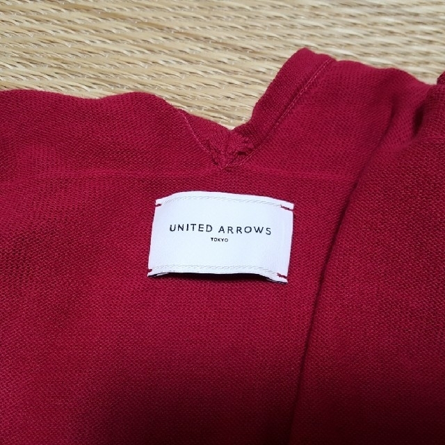 UNITED ARROWS(ユナイテッドアローズ)の専用UNITED ARROWS赤コットンセーター レディースのトップス(ニット/セーター)の商品写真