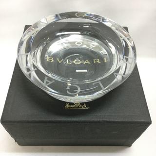 ブルガリ(BVLGARI)の新品！！ ブルガリ アッシュトレイ 灰皿 オブジェ　　クリスタルガラス(灰皿)