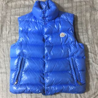 モンクレール(MONCLER)のモンクレール ダウンベスト ダウン ブルー(ダウンベスト)