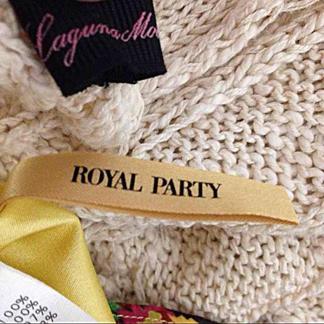 ROYAL PARTY(ロイヤルパーティー)のロイヤルパーティ2点セットラグナムーン レディースのワンピース(ミニワンピース)の商品写真