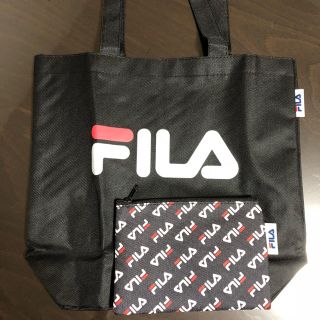 フィラ(FILA)のpopteen 付録 FILA トートバッグ ＆ ポーチ 2点セット(トートバッグ)