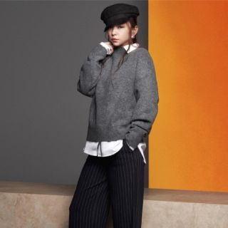 エイチアンドエム(H&M)の【新品タグ付】H&M 安室奈美恵コラボ ワイドパンツ(カジュアルパンツ)