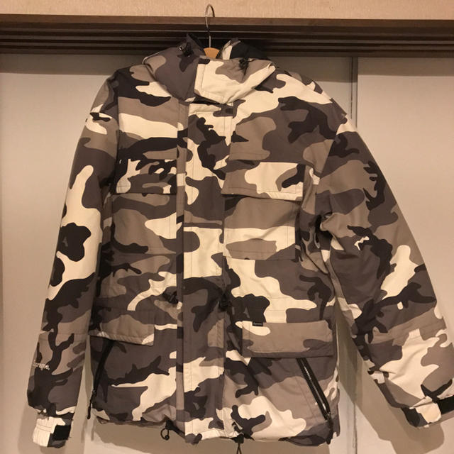 supreme downtown down parka camo Sサイズ