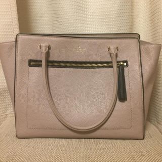 ケイトスペードニューヨーク(kate spade new york)の値下げ！美品】ケイトスペード  タッセル バイカラー トートバッグ【通勤通学に(トートバッグ)