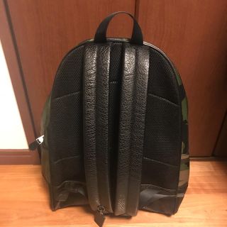 コーチ リュックサック レザー 迷彩 カモフラージュ バックパック