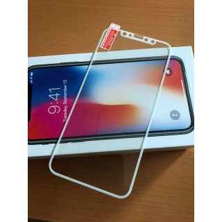 新品　iphone X 対応 2.5D フィルム ★d３B(保護フィルム)