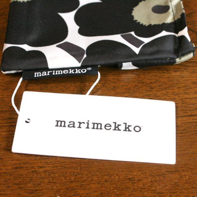 marimekko(マリメッコ)のマリメッコ エコバッグ　ミニウニッコ ブラック レディースのバッグ(エコバッグ)の商品写真