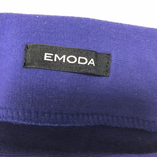 EMODA(エモダ)の【美品】EMODA タイトスカート Sサイズ 青紫・黒 レディースのスカート(ミニスカート)の商品写真
