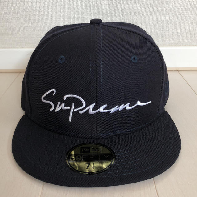 メンズSupreme Classic Script New Eraシュプリームキャップ