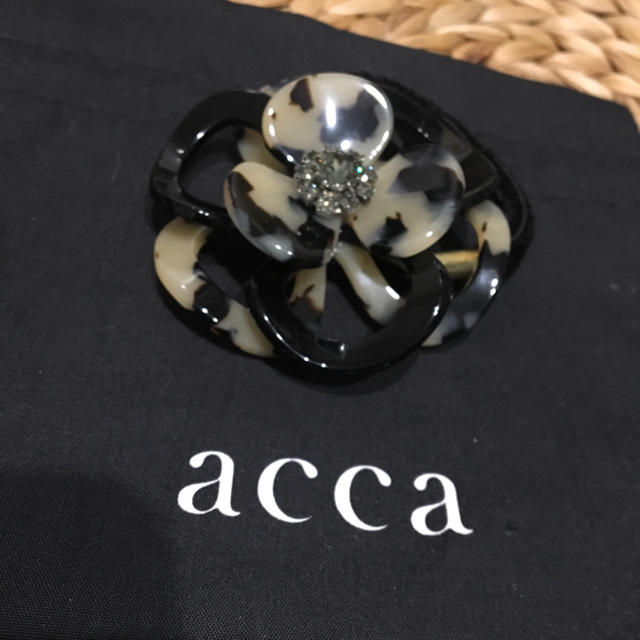 アッカ acca フラワー ヘアゴム