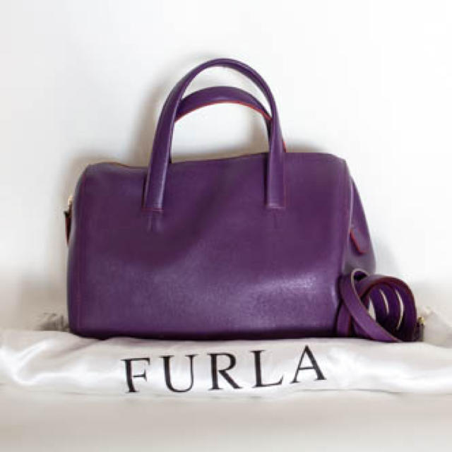 Furla(フルラ)の美品/本物 FURlA(フルラ)2 way ボストンレザーバック レディースのバッグ(ボストンバッグ)の商品写真