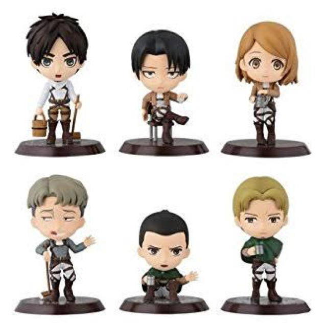 BANPRESTO - ちびきゅんキャラ 進撃の巨人 調査兵団特別作戦班 ...