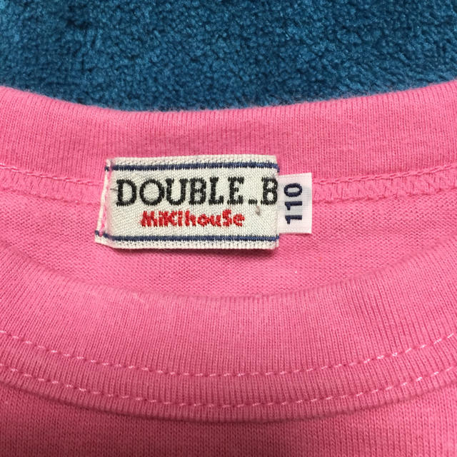 DOUBLE.B(ダブルビー)のミキハウス ダブルB  110センチ Tシャツ キッズ/ベビー/マタニティのキッズ服女の子用(90cm~)(Tシャツ/カットソー)の商品写真