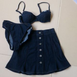 MARY QUANT - マリクワ デニム水着☆値下げの通販 by Matan's MARY QUANT - マリクワ デニム水着☆値下げの通販 by Matan's
