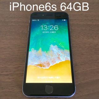 アイフォーン(iPhone)のiPhone6s 64GB softbank スペースグレー(スマートフォン本体)