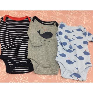 ベビーギャップ(babyGAP)の未使用➕中古☆ロンパース3枚セット(ロンパース)