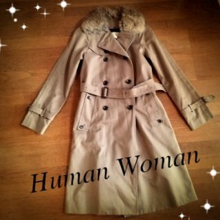 ヒューマンウーマン(HUMAN WOMAN)のHumanwoman  ライナー付トレン(トレンチコート)