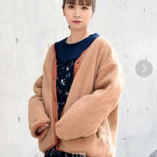 ダブルクローゼット(w closet)のwcloset リバーシブルもこもこブルゾン♡(ブルゾン)