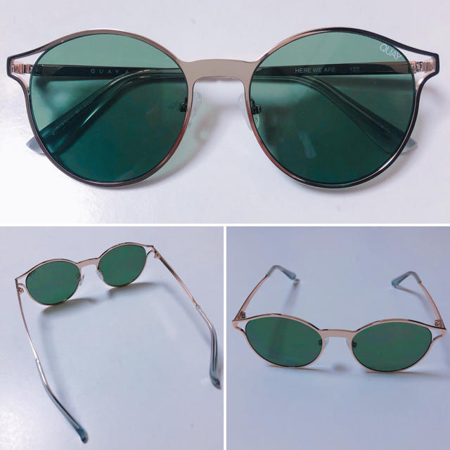 Quay Eyeware Australia(クエイアイウェアオーストラリア)の【新品】QUAY AUSTRALIA サングラス  HERE WE ARE レディースのファッション小物(サングラス/メガネ)の商品写真