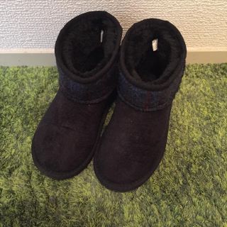 ハリスツイード(Harris Tweed)のハリスツイード ムートンブーツ 19cm(ブーツ)