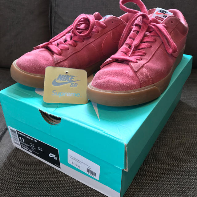 Supreme(シュプリーム)のsupreme blazer low gt qs pink NIKE 29cm  メンズの靴/シューズ(スニーカー)の商品写真