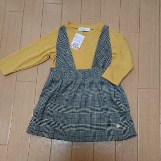 アースミュージックアンドエコロジー(earth music & ecology)のアース×しまむら  コラボ  ワンピース   size80(ワンピース)