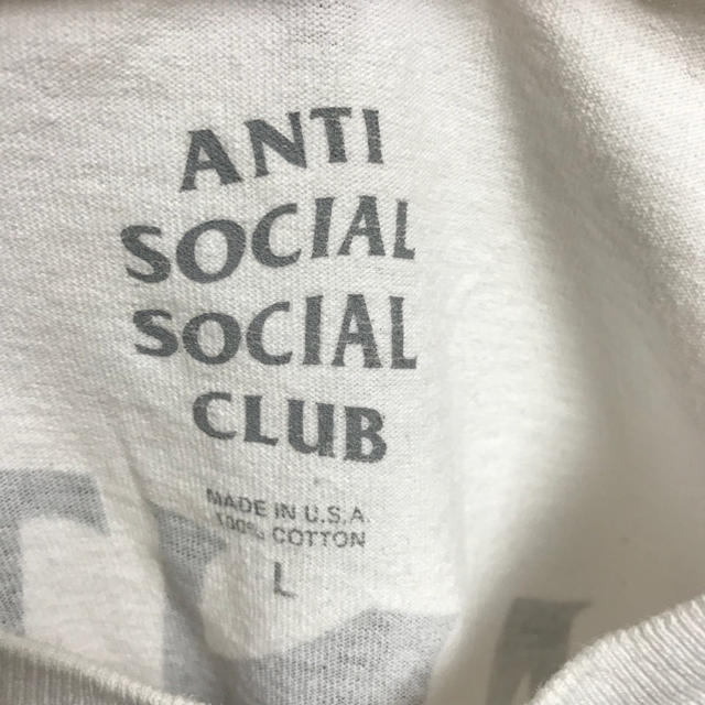 ANTI(アンチ)のANTI SOCIAL SOCIAL CLUB white Tee Tshirt メンズのトップス(Tシャツ/カットソー(半袖/袖なし))の商品写真