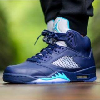 ナイキ(NIKE)のnike AIR JORDAN 5 RETRO MIDNIGHT NAVY 29(スニーカー)