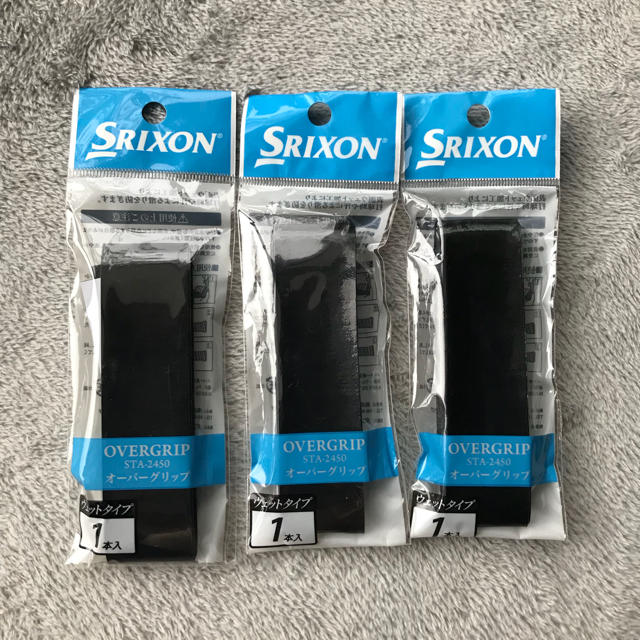 Srixon(スリクソン)のSRIXON グリップテープ×3 スポーツ/アウトドアのテニス(その他)の商品写真