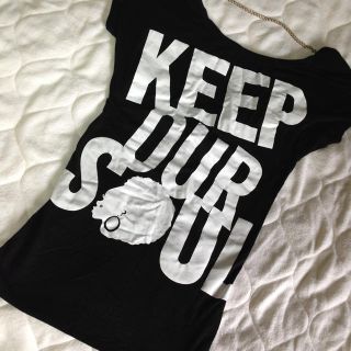 ベイビーシュープ(baby shoop)のベイビーシュープ  背中見せTシャツ(Tシャツ(半袖/袖なし))
