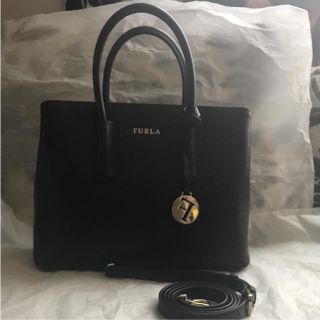 フルラ(Furla)のフルラ    新品  人気2wayバック ブラック(ショルダーバッグ)