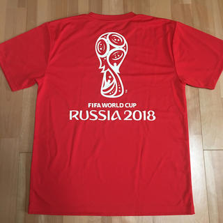 ★新品 未使用★2018 ロシア ワールドカップ サッカー 赤 レッド Tシャツ(ウェア)