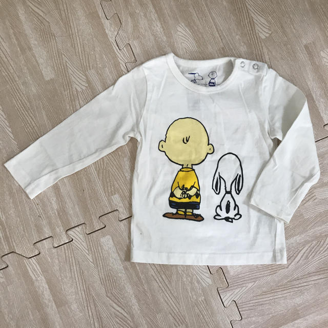 スヌーピー長袖Ｔシャツ キッズ/ベビー/マタニティのキッズ服男の子用(90cm~)(Tシャツ/カットソー)の商品写真