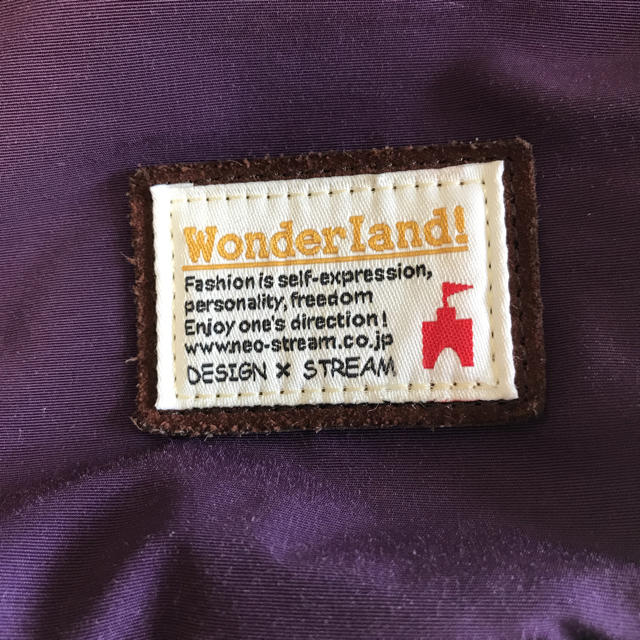 【wonderland】パープルのメッセンジャーバッグ レディースのバッグ(メッセンジャーバッグ)の商品写真