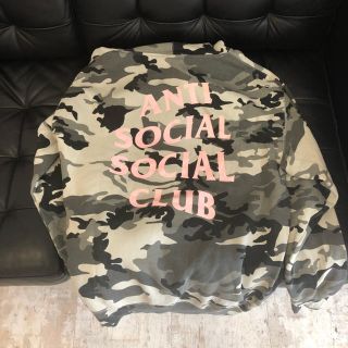 シュプリーム(Supreme)のanti social social club パーカー XXL 初期カモカラー(パーカー)