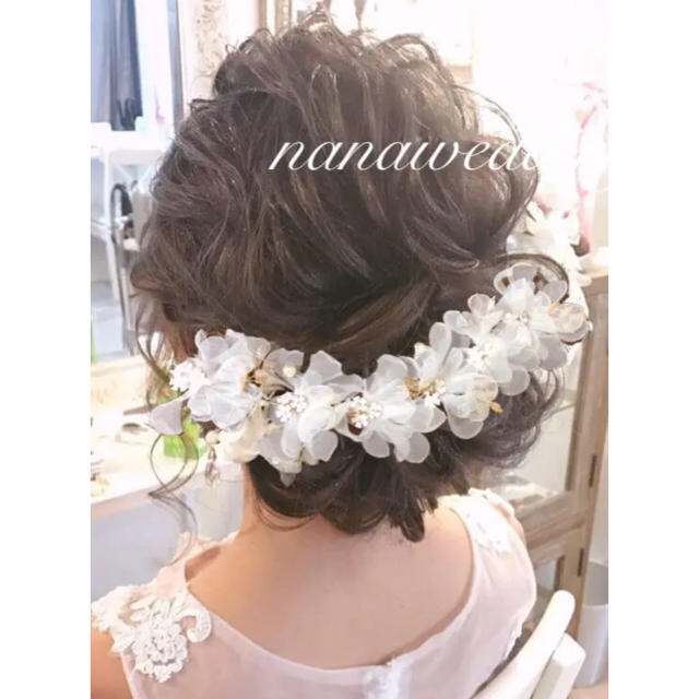 ウエディング ヘッドドレス 花 ブライダル ヘアアクセの通販 By Weddingshop ラクマ