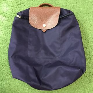 ロンシャン(LONGCHAMP)の【中古】ロンシャン★リュック★ダークパープル(リュック/バックパック)