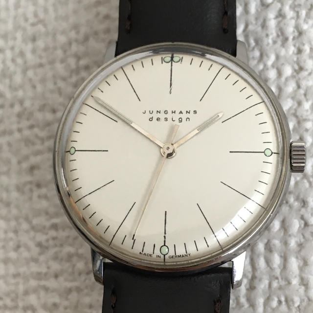 JUNGHANS - ユンハンス JUNGHANS max bill マックスビル 手巻き 革ベルトの通販 by Monicarian