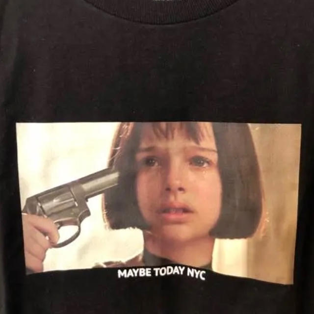 Maybe Today NYC マチルダ Tシャツ 黒 Mサイズ メンズのトップス(Tシャツ/カットソー(半袖/袖なし))の商品写真