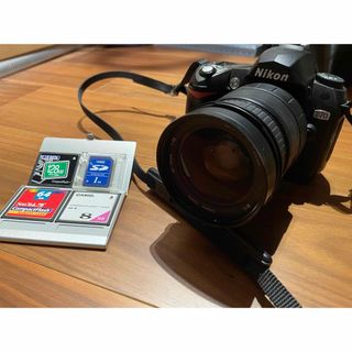 ニコン(Nikon)の【値引中！望遠レンズ付！】ニコン D70  (CFカード付き)(デジタル一眼)