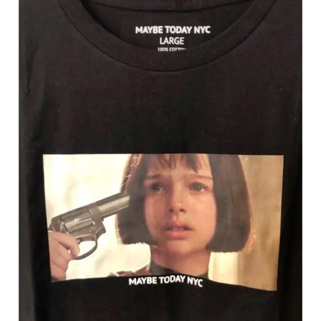 ラス1！！ Maybe Today NYC マチルダ Tシャツ 黒 Lサイズ メンズのトップス(Tシャツ/カットソー(半袖/袖なし))の商品写真