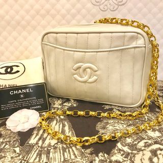 シャネル(CHANEL)のまーとん様専用 正規品 美品 シャネル フリンジ チェーンショルダー(ショルダーバッグ)