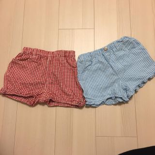 マザウェイズ(motherways)の100サイズ ショートパンツ2枚セット(パンツ/スパッツ)