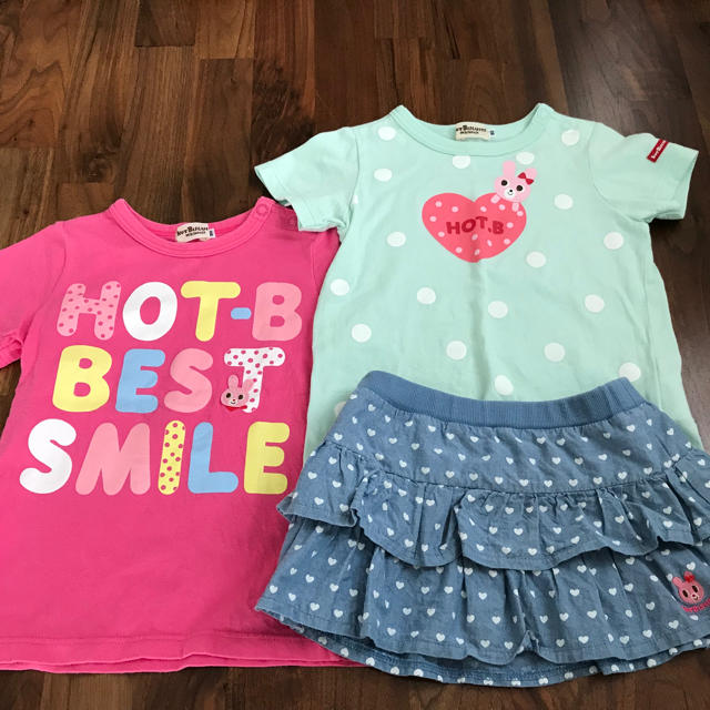 HOT BISCUITS(ホットビスケッツ)のミキハウス♡ホットビ♡まとめ売り♡ほぼ90 キッズ/ベビー/マタニティのキッズ服女の子用(90cm~)(Tシャツ/カットソー)の商品写真