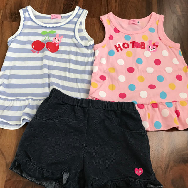 HOT BISCUITS(ホットビスケッツ)のミキハウス♡ホットビ♡まとめ売り♡ほぼ90 キッズ/ベビー/マタニティのキッズ服女の子用(90cm~)(Tシャツ/カットソー)の商品写真