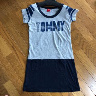 トミーヒルフィガー(TOMMY HILFIGER)のトミーガール♡デカロゴワンピース(ひざ丈ワンピース)